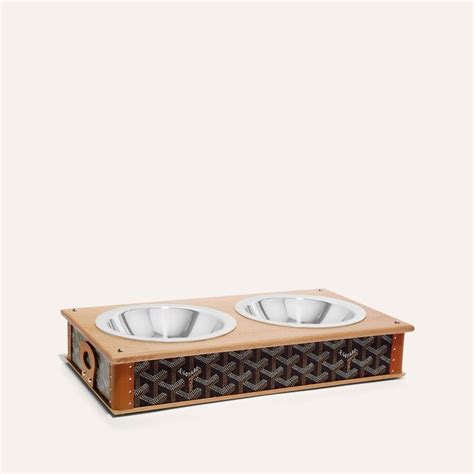 goyard edmond single bowl price|Goyard Edmond Single Dog Cat Bowl Black Hard Sided Trunk .